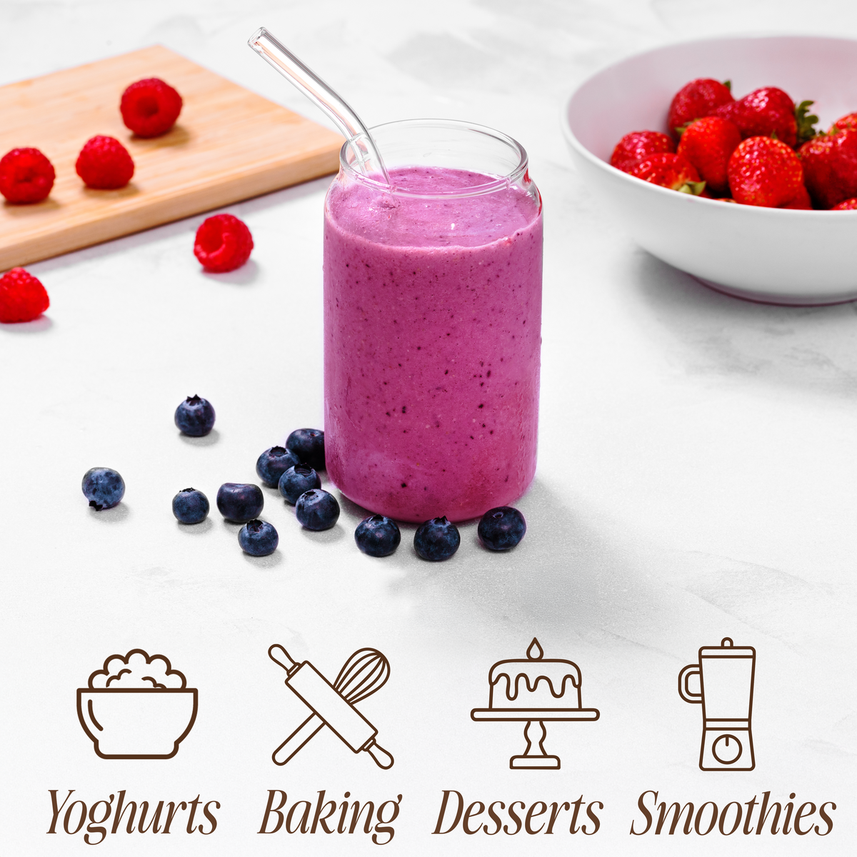 Organic Pitaya (Dragon Fruit) Powder, Freeze Dried