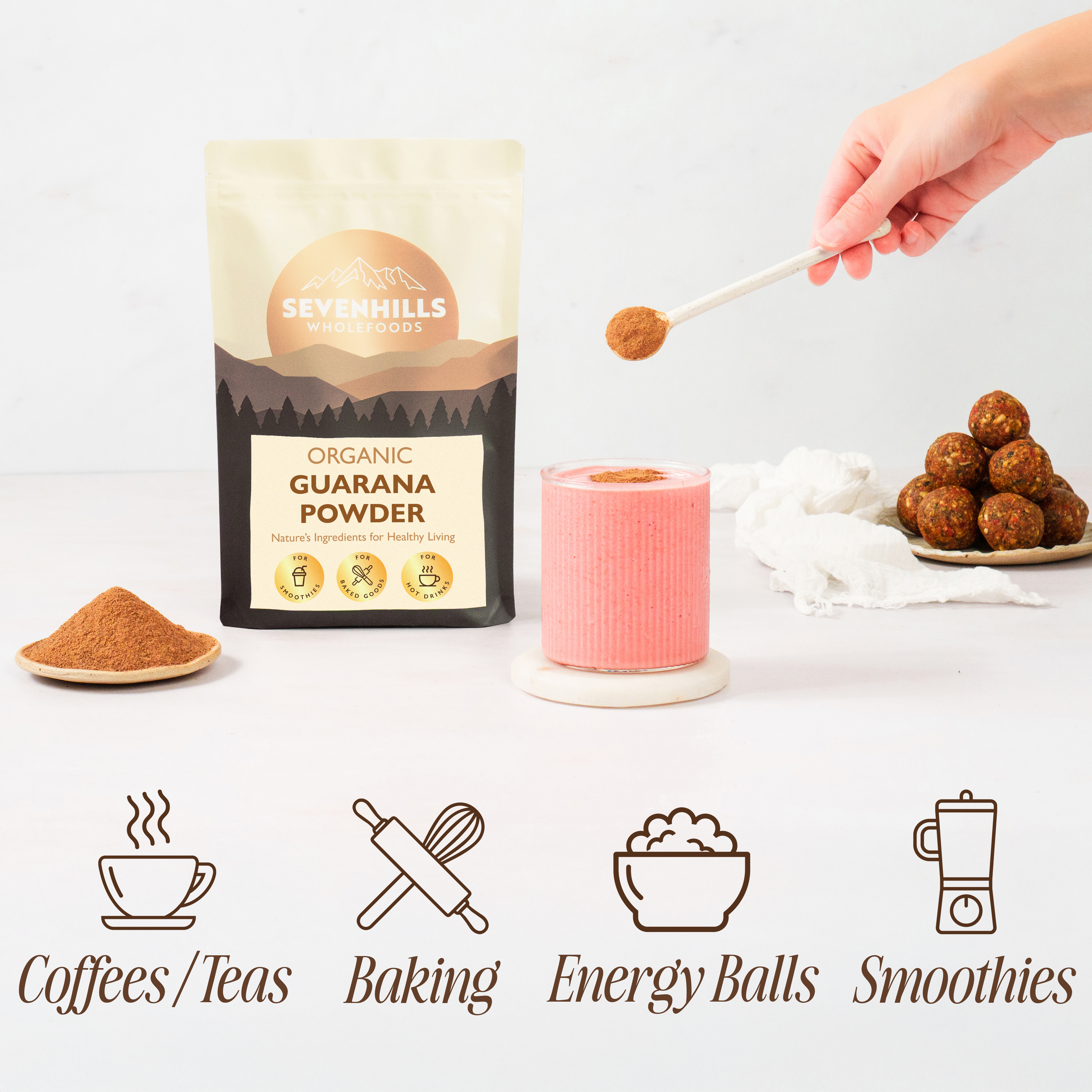 Organic Raw Guarana Powder