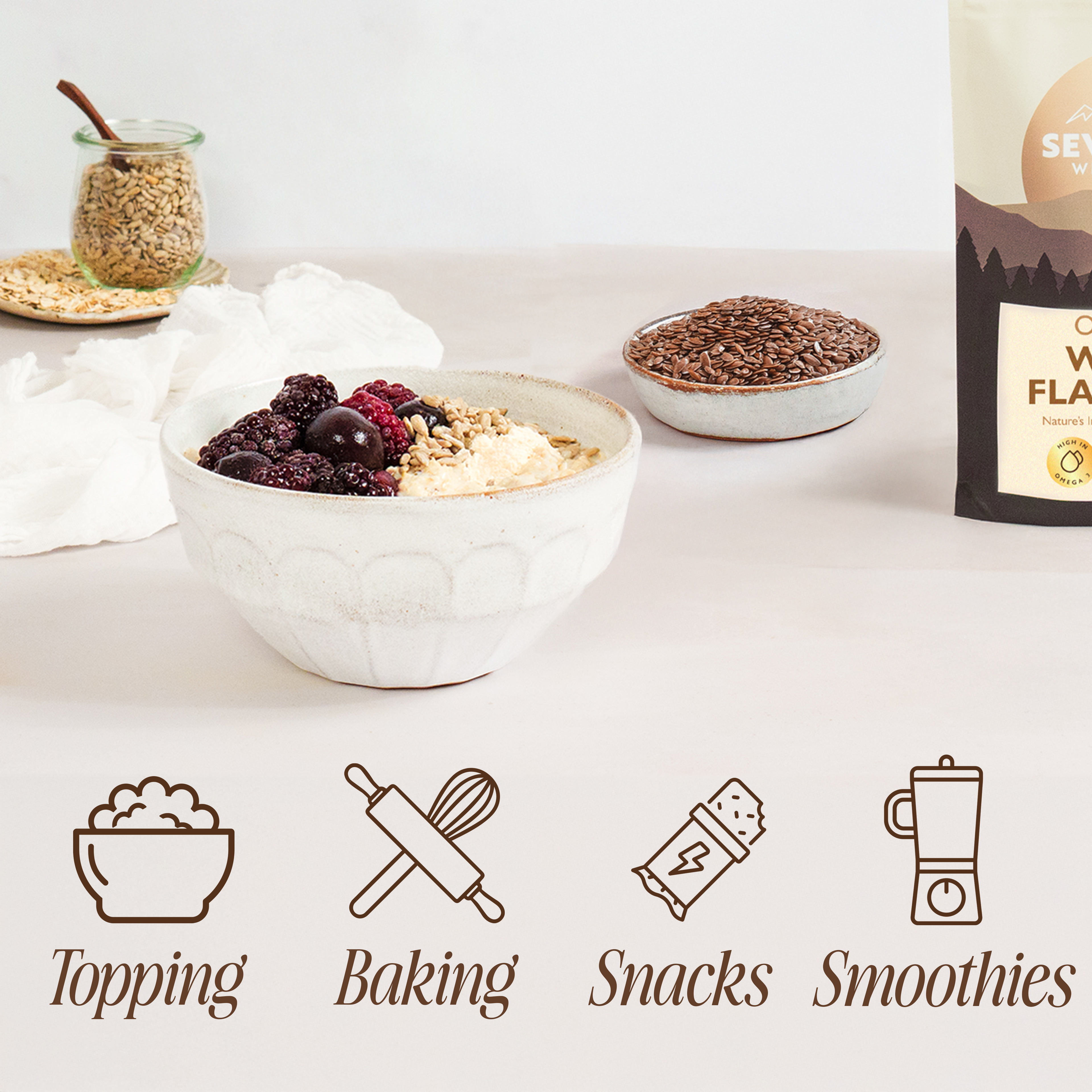 Organic Whole Flax Seeds