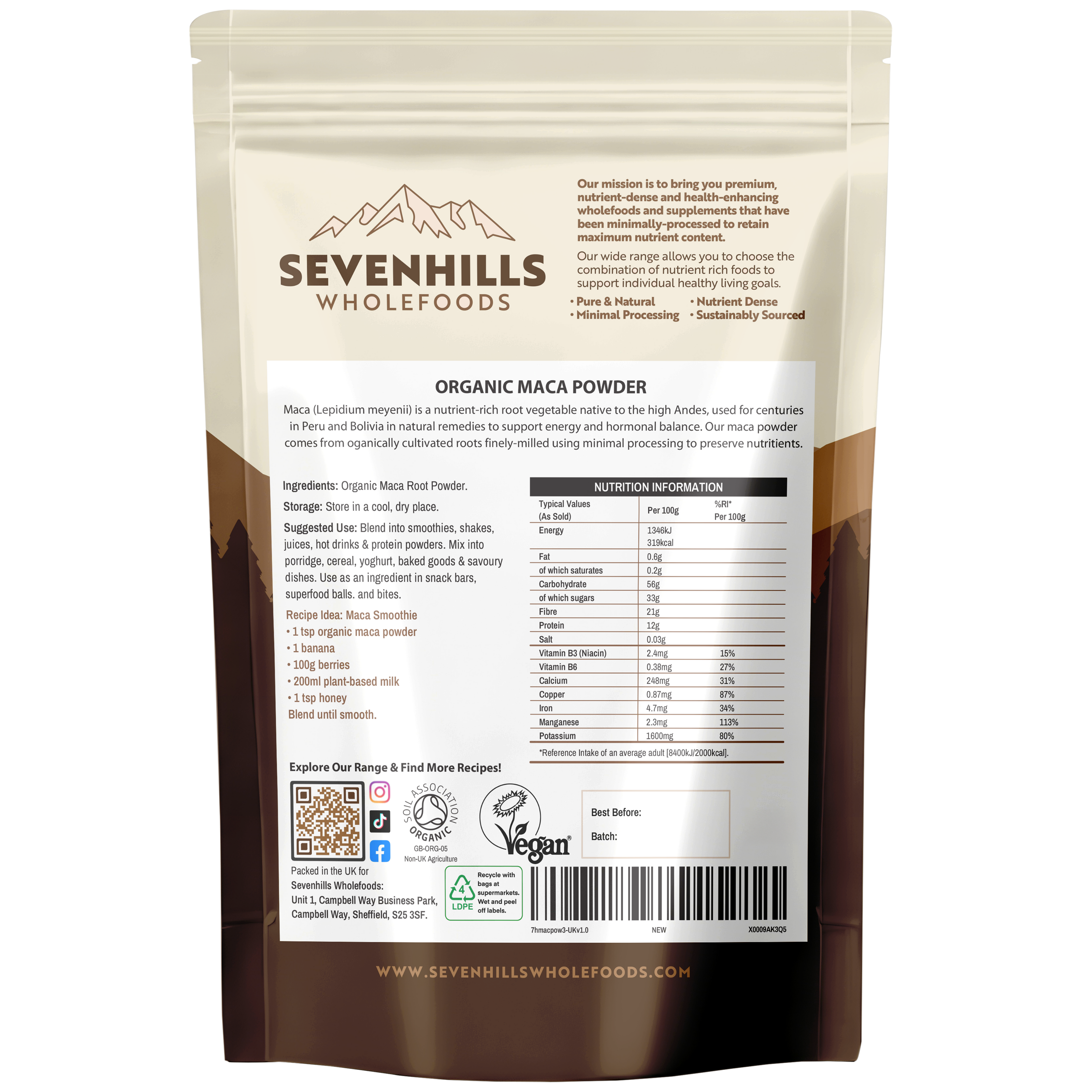 Organic Maca Powder