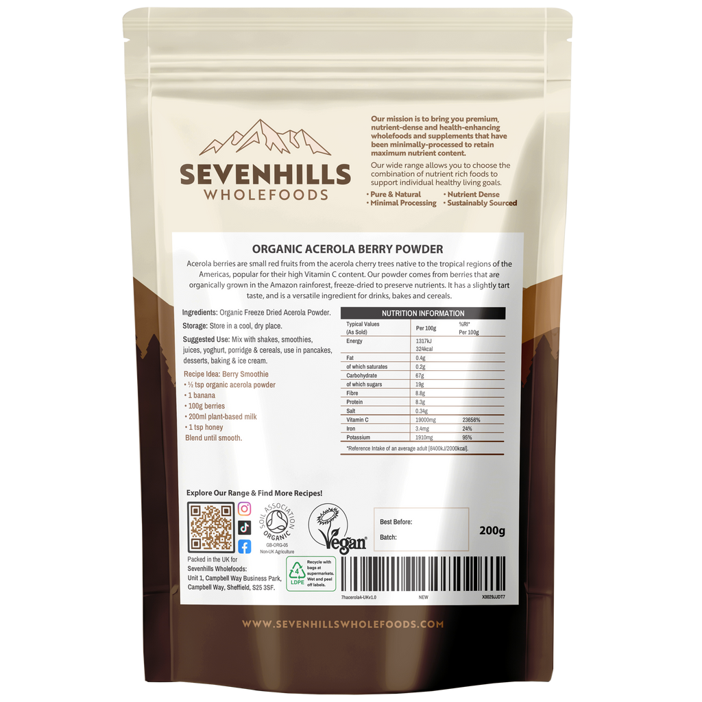 Organic Raw Acerola Powder