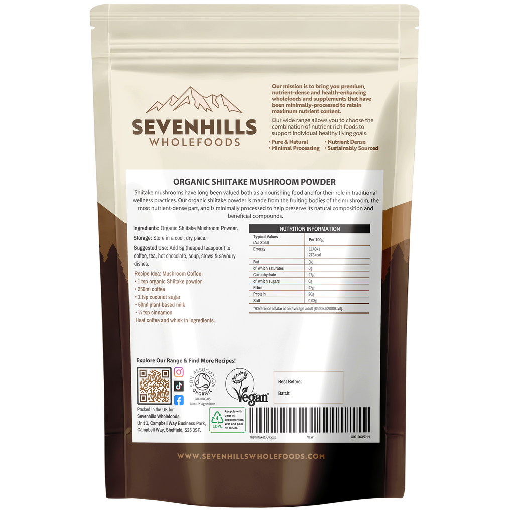 Organic Shiitake Mushroom Powder