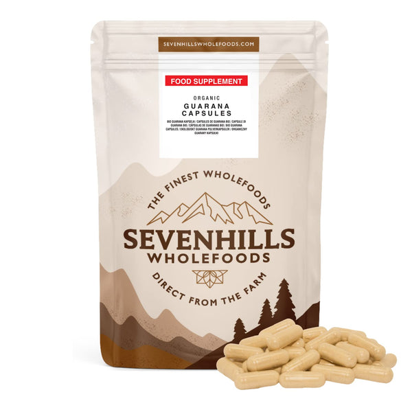 Organic Raw Guarana Powder Capsules