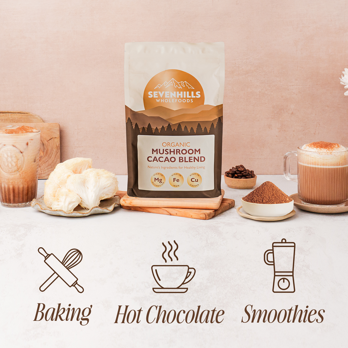 Organic Mushroom Cacao Blend