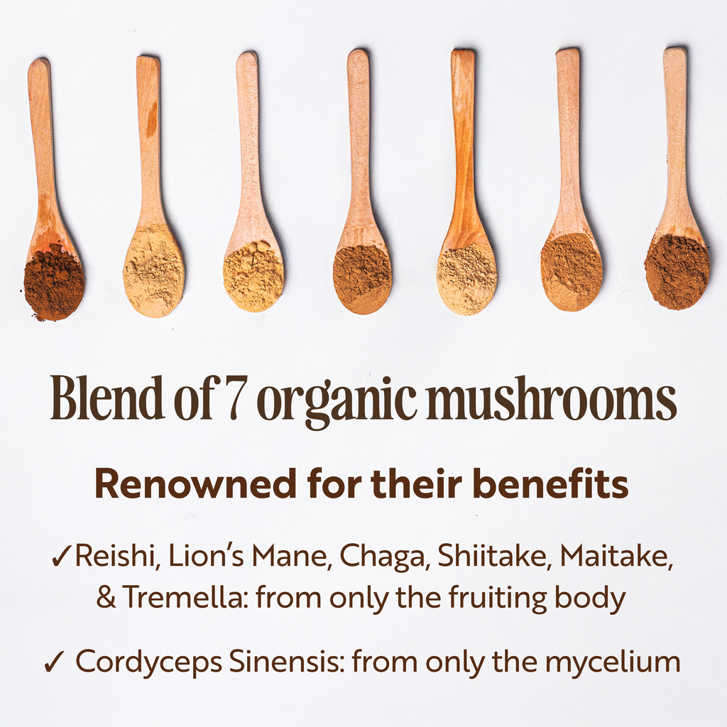 Organic Seven Mushroom Blend